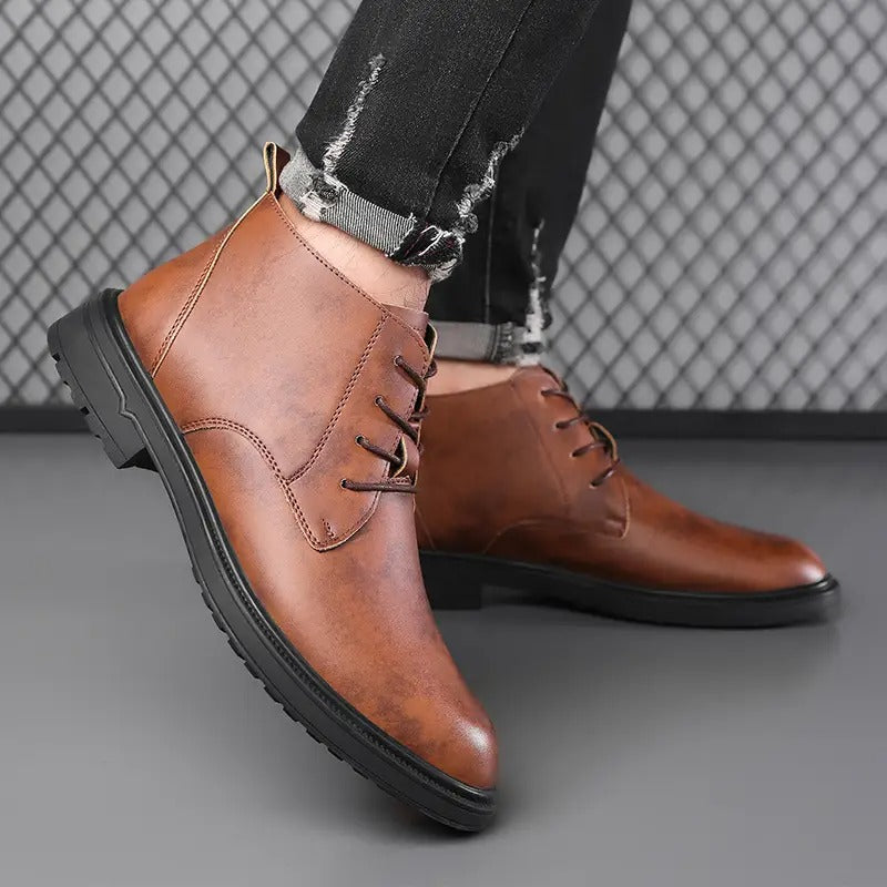 Iker - Botas Ortopédicas de Cuero⏐Edición Premium