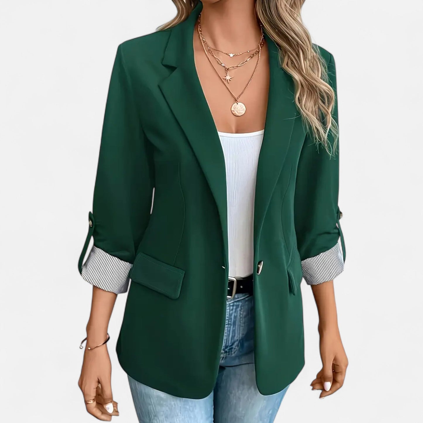 Blazer de Estilo Clásico para Mujer